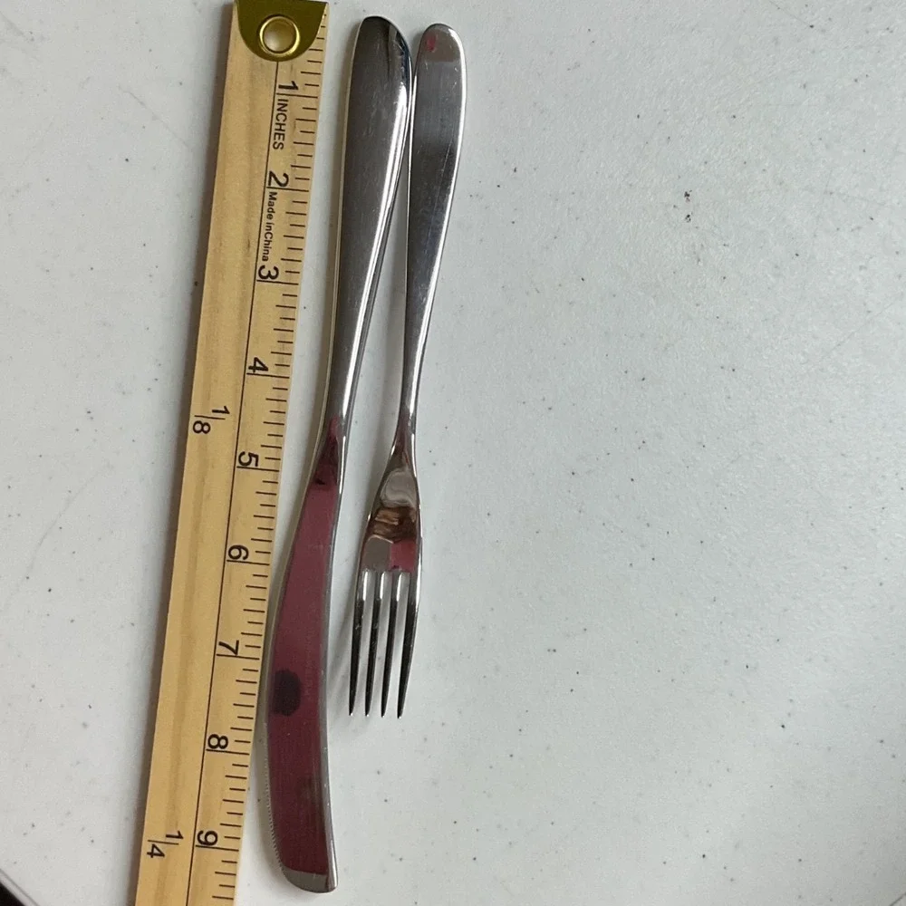 Studio William Olive Hazel Cutlery 2 pcs Dinner Forks Knife  Stainless